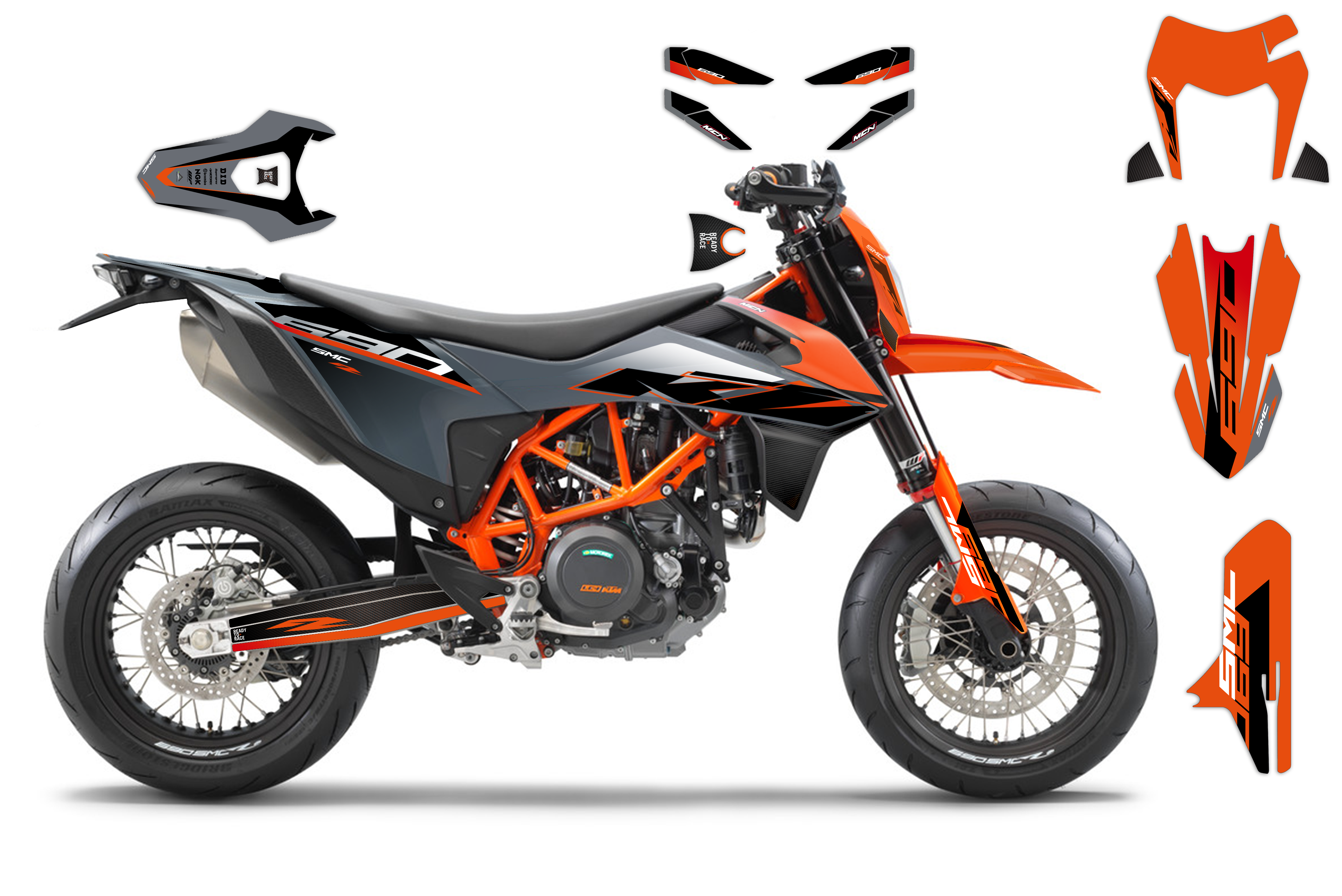 KTM 690 SMC R 2021 2022 Precision MCN Grafix