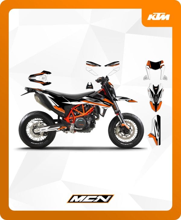 KTM 690 SMC-R - 2019 - 2024 - FAC 5 - Full Motorcycle Graphics Kit