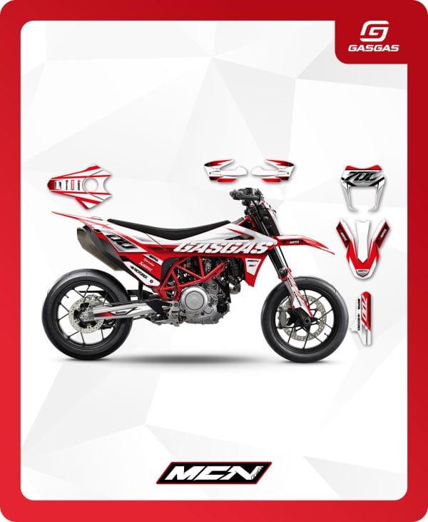GasGas – SM700 – 2022 – 2024 – GSM4 – Full Motorcycle Graphics Kit