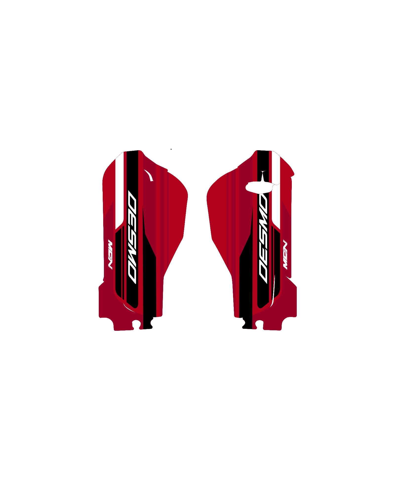 Ducati Motocross – Fork Guards 4 Motorcycle Graphics - MCN Grafix