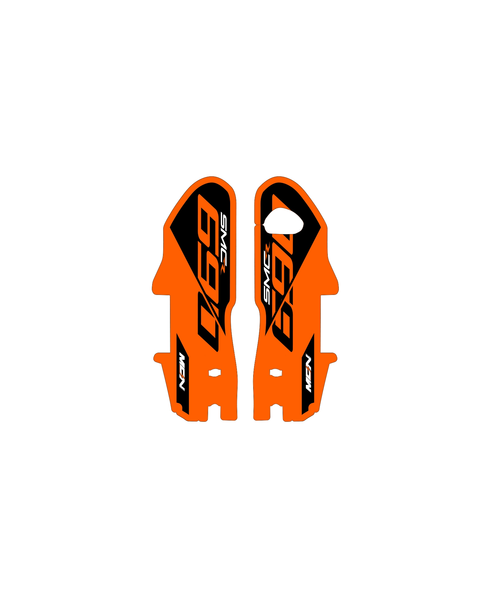 KTM Supermoto/Enduro – Fork Guards 9 Motorcycle Graphics - MCN Grafix